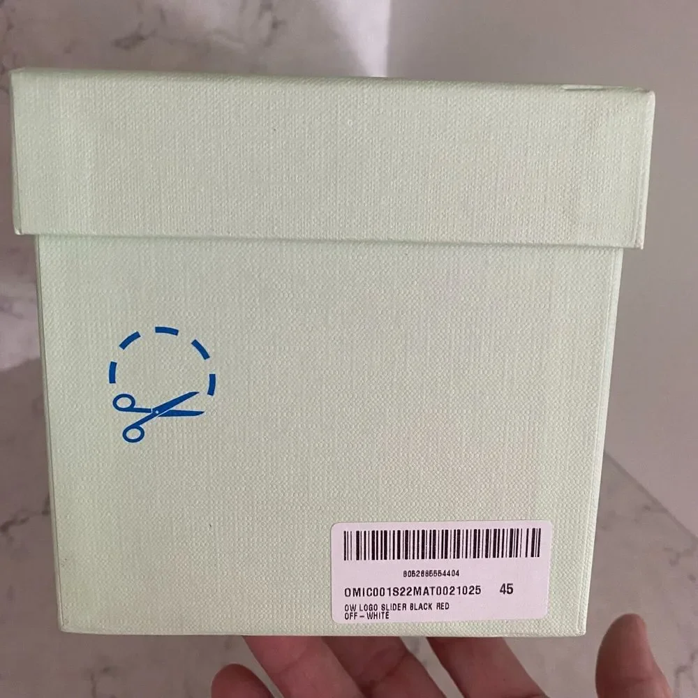 Off-White Slider‎ Cardboard Empty Storage Shoes Box